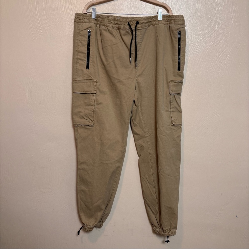 Dogg Supply Snoop Dog Men’s Pants Cargo Jogger Elastic Waist Drawstring Size 2XL